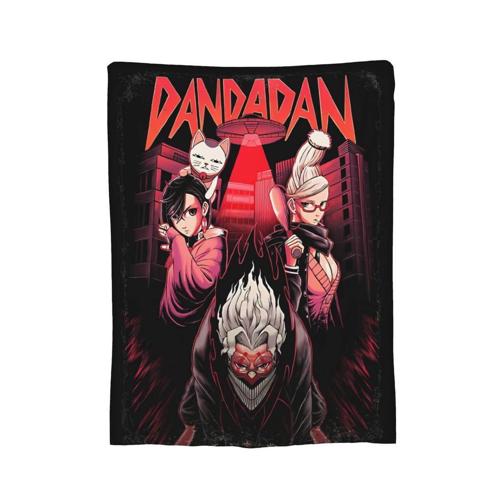 Turbo Granny Dandadan Anime Flannel Blankets  Creative Throw Blanket for Bed Sofa Couch 200x150cm Plush Thin Quilt,