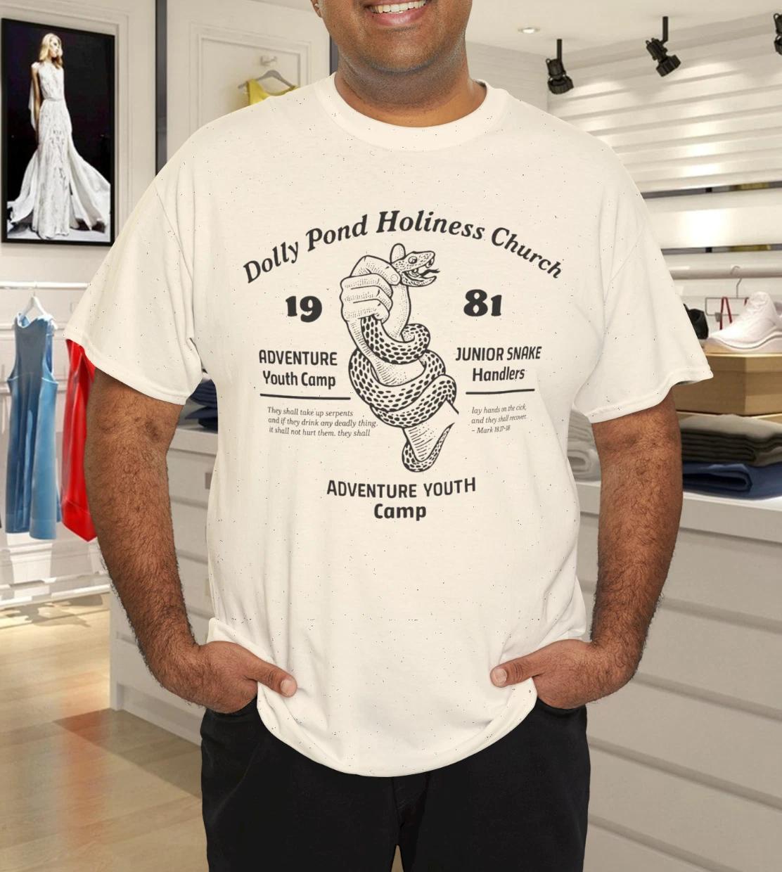 Snake Handler Adventure Camp Christian Gothic T-Shirt XL