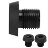 Aluminum Alloy Extension Cue Stick Protector Case Cover Billiard Cue Bottom Plug Billiard Cue Bumper Billiard Back Plug Screw
