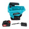 Electric Lawn Spreader High Capacity Handheld Cordless Spreader for Grass Fertilizer Salt Ice Melt Feed