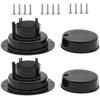 2 Set Plastic Campers Sewer Roof Top Cover RVs Plumbing Vent Cap Fit 1in To 2-3/8in OD Pipe Trailer Motorhome Accessories