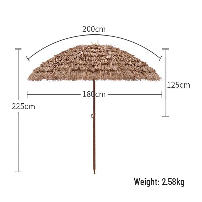 Outdoor Garden and Beach Sunshade Umbrella for Courtyards, Homestays, Farmhouses, and Commercial Centers