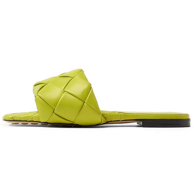 

Bottega Veneta Сандалии The Lido Киви Женские Кроссовки Зеленые 608853VBSS07278 39