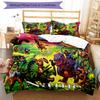 3pcs Custom Name Cartoon He-Man and the Masters of the Universe Bedding Set Duvet Cover Closure Includes 1 Duvet Cover & 2 Pillowcases for All Seasons