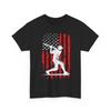 Baseball Player American Flag T-Shirt, Baseball Sports Lovers Dad Men Shirt