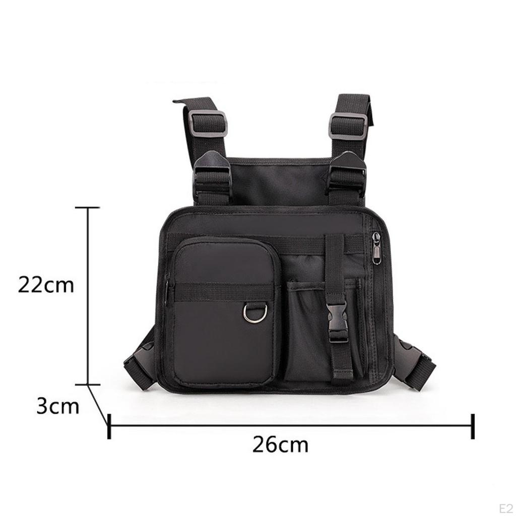 Outdoor Sports Chest Bag Front Pack Cycling Equipment Portable Adjustable Shoulder Strap Vest