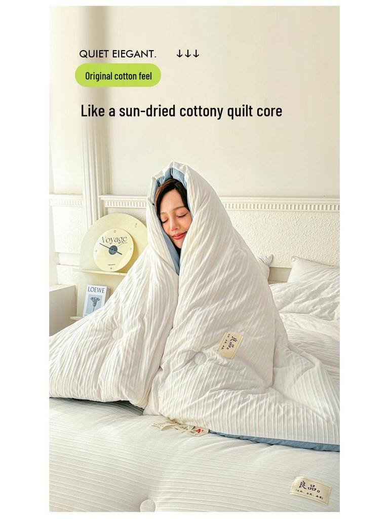 Antybakteryjna Gruba Ciepła Kołdra Zimowa z Błonnika Sojowego na Wszystkie Pory Roku