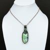 Chrysoprase Pendant Copper Wire Wrapped Pendant Labradorite Pendant Gift For Her Handmade Pendant Copper Wire Wrap Jewelry Gemstone Pendant