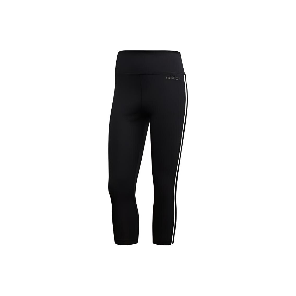 Adidas W D2M 3S 34 Tig Training Sports Knitted Tight Брюки женские низ черный DU2043 XL