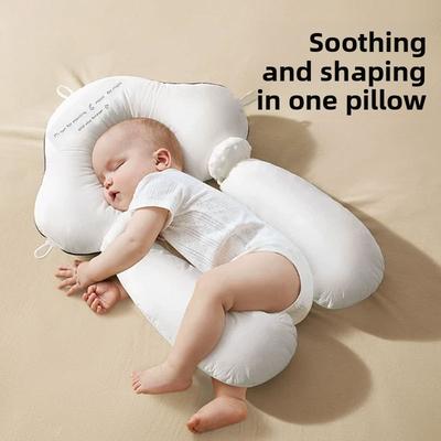 1PC Baby Shaped Pillow Artifact Newborn Baby Cuddle Soothing Pillow Sleep Correction Head Shape Anti-head Baby
