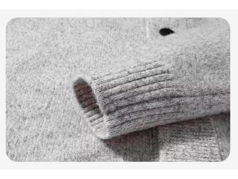 Unisex Strickjacke mit Kapuze - Weich, Locker, Hochwertiger Koreanischer Stil für Herbst/Winter