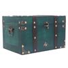 Treasure Chest Storage Box Antique Exquisite Wooden Jewelry Box for Movie Props Window Display