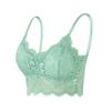 32A-95C Women Sleeveless Lace Vest Bra Cropped Top Camisole Padded Tank Tops Fitness Underwear Floral Lace… More