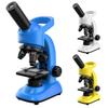 Adults Kids Student Microscope, Biological Compound Monocular Microscope Kit For School, Home School With Cell Phone Adapter
