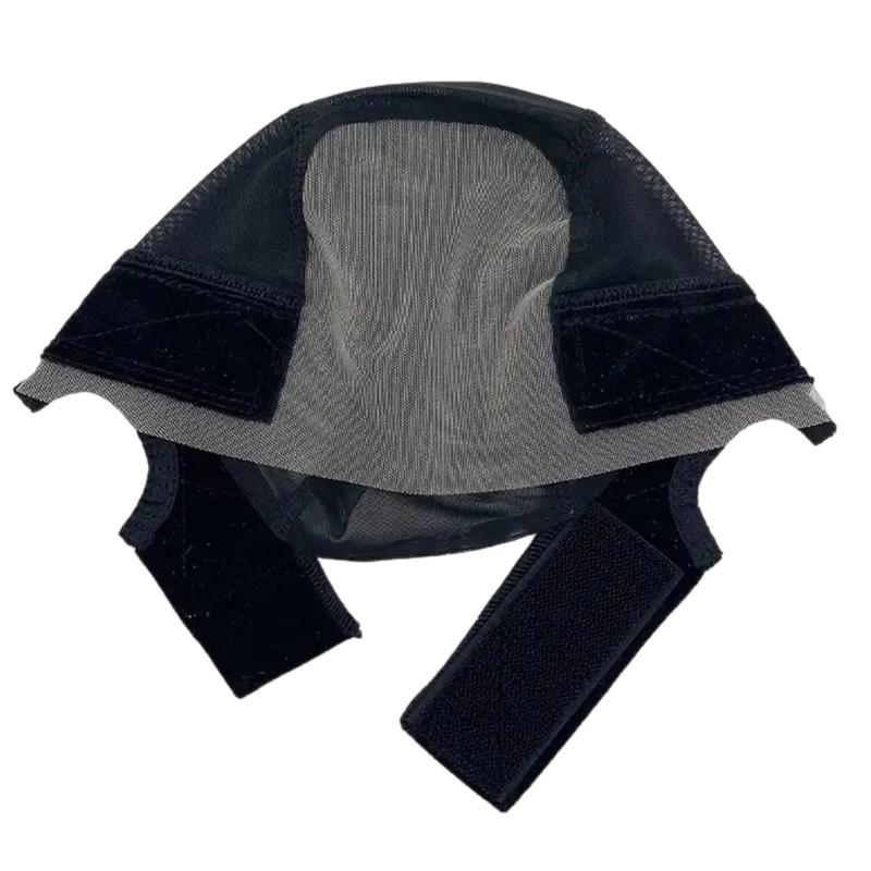 

Comfortable Breathable Polyester Dome Mesh Cap Elastic Fit Lightweight Portable For Daily Commuting And Outdoor Activities 4 5 чёрный