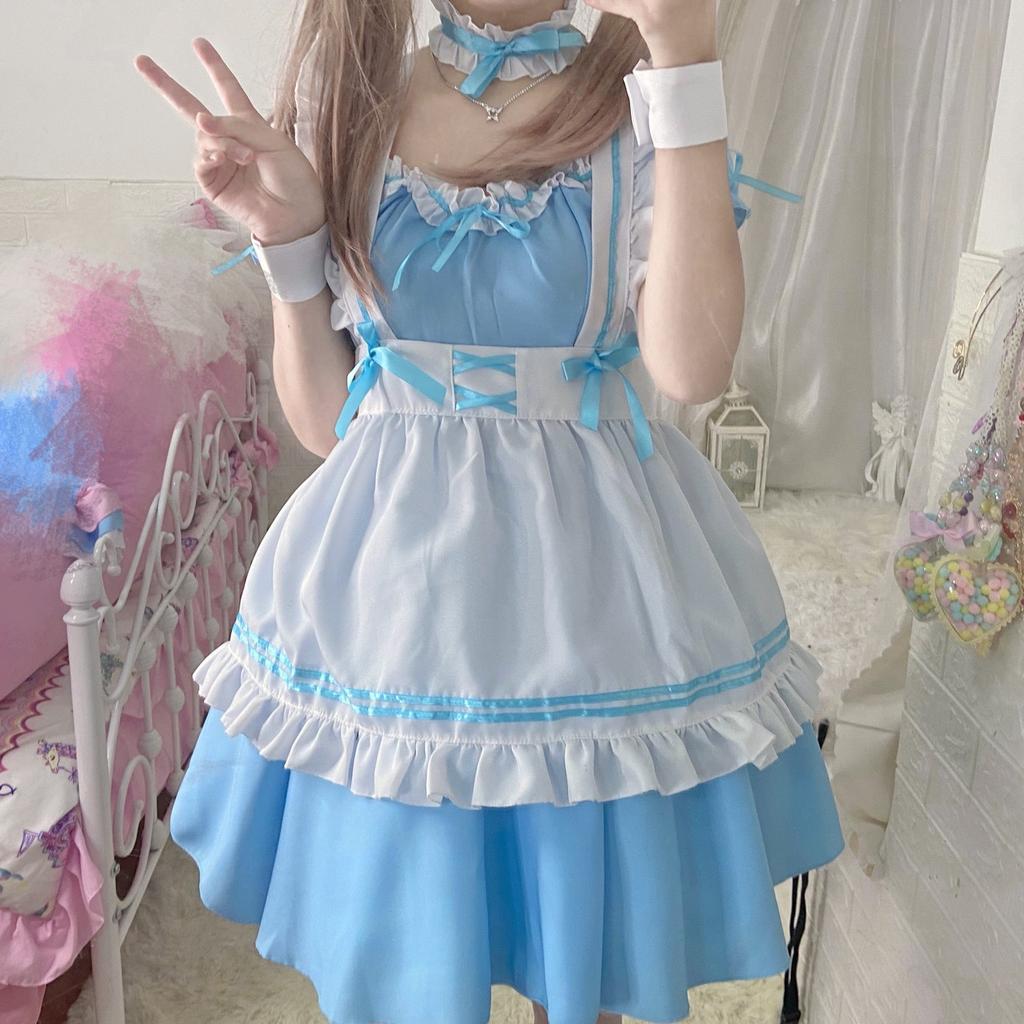 Two-dimensional Anime Maid Costume Cosplay Cute Maid Lolita Dress Maid Uniform Suit