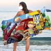 Towel B-BuilderS The Beach Bath Quick-Drying Lightweight Portable B-BobS Sauna Camping Swim Cute Pool Cartoon Travel