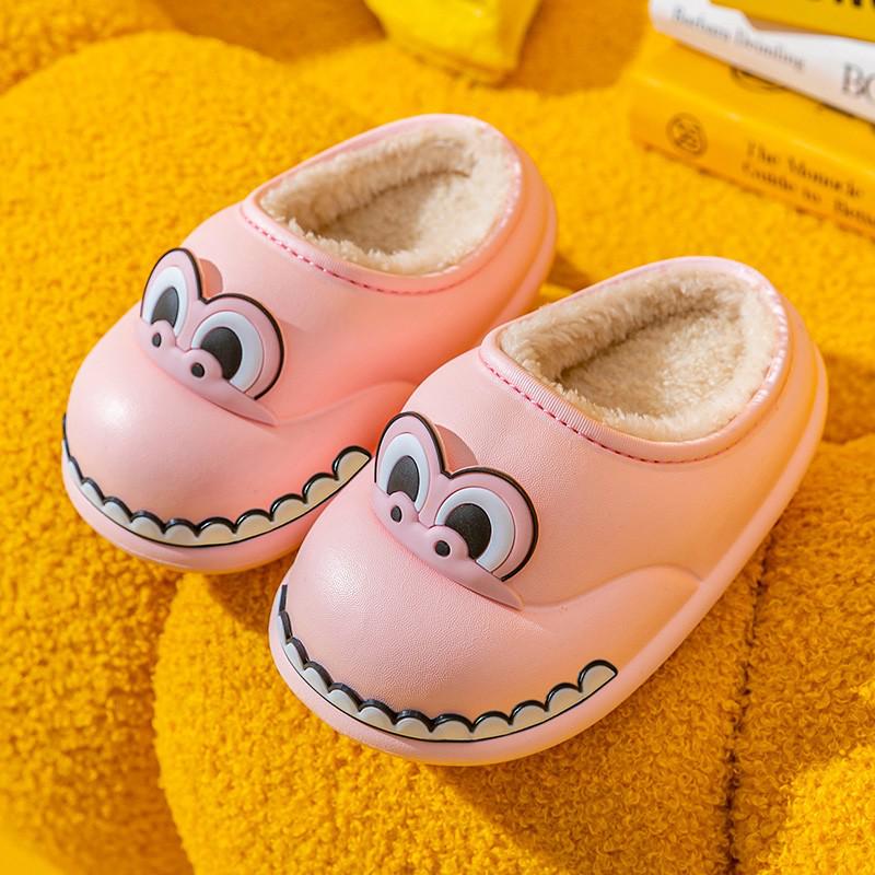 Children's Non-slip Winter Slippers - Warm Fur Princess Style for Girls