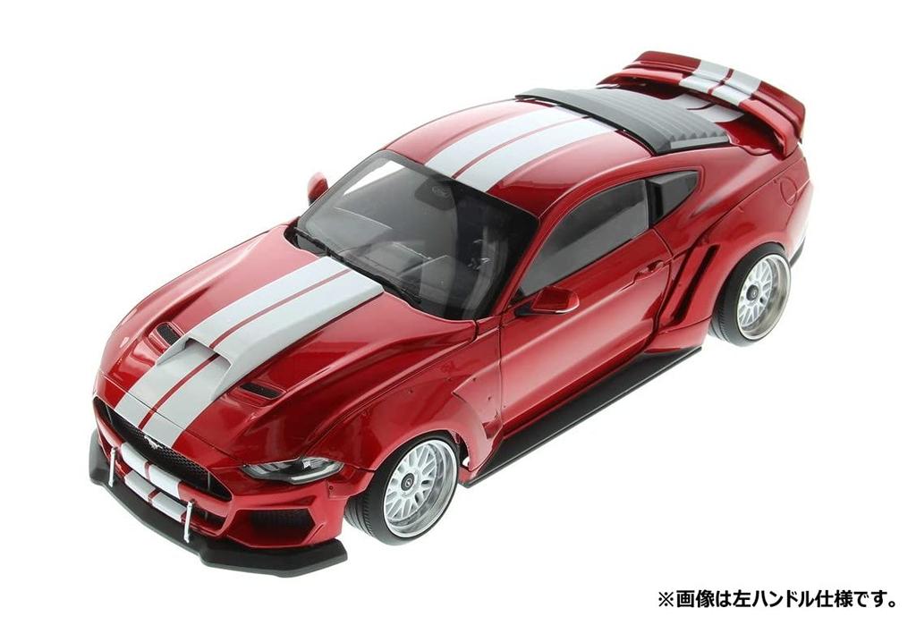 Diecast Master Scale Ford Mustang 2019 Wide Body Kit Drive Complete Diecast Model Car 61008 1/18 (RHD) Right-Hand
