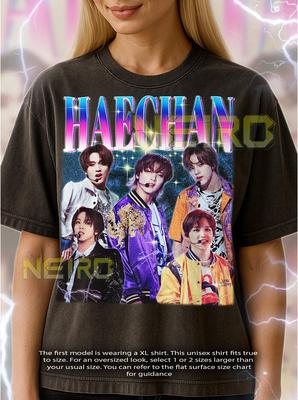 Haechan Bootleg Shirt, Vintage Kpop Idol Singer Performer NCT Star Tee, 90s Retro Throwback T-shirt, Haechan Sweater