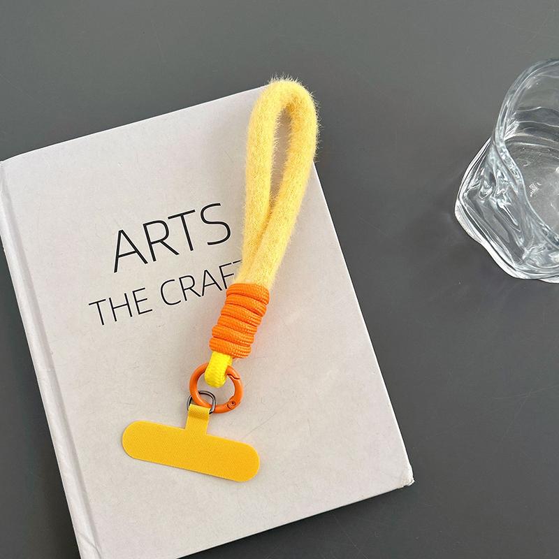 

Красочный ремешок для мобильного телефона, универсальный креативный телефон, короткий ремешок, чехол для мобильного телефона, съемный ремешок против потери, подарки