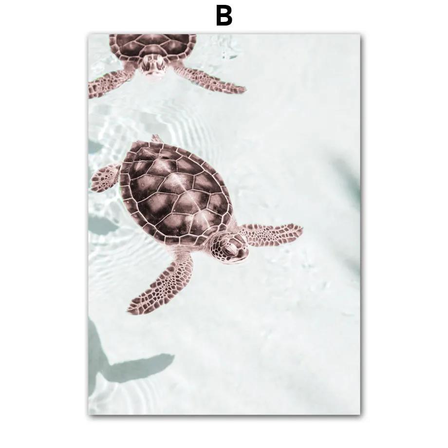 Canvas Painting Summer Pink Sunny Bridge Beach Conch Line Girl Posters And Prints Nordic Wall Art Pictures Living Room Decor