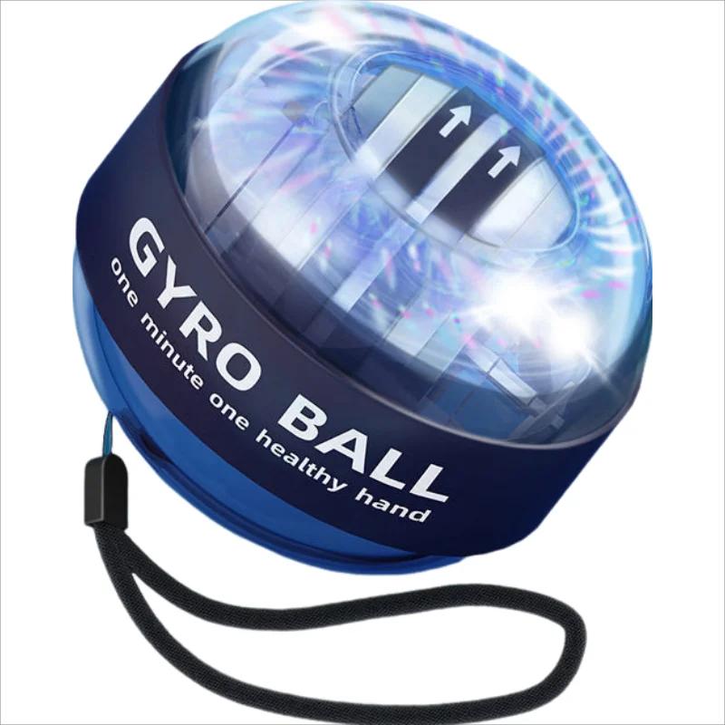 Forearm Exerciser Muscle Fitness Equipment Gyroscope Gyro Wrist Ball Booster Trainer Hand Exercise Grip Glow