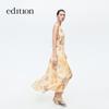 Edition Women's Printed Ramie Maxi Dress