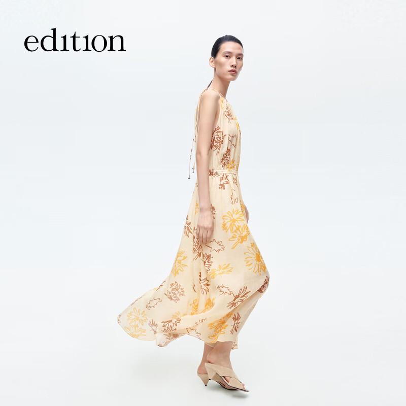 Edition Women's Printed Ramie Maxi Dress