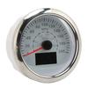 85mm GPS Speedometer 0‑200MPH 0‑300KM H IP67 Waterproof Digital Colorful Backlight Odometer for RV BoatWhite