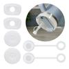 6Pcs Straw Cover Cap Square Leak-Stopper Round Lid-Stopper Plug Silicone-Stopper