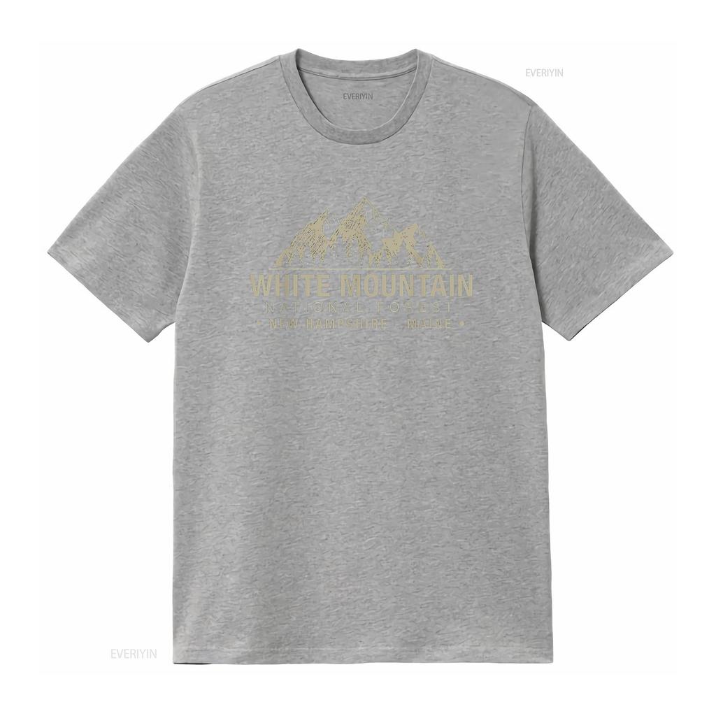 White Mountain National Forest New Hampshire Maine T Shirt vintage Washed Unisex Stylish Top For Everyday Wear homme Casual