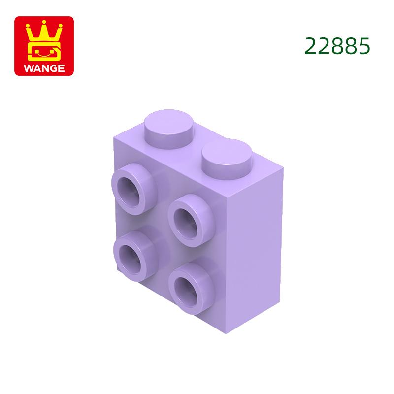 Non-Toxic 77Pcs/Lot 1X2X1 2/3 With Studs On 1 Side Block Moc Color Accessories Compatible With 22885 Brick Diy Children Toy Assembly
