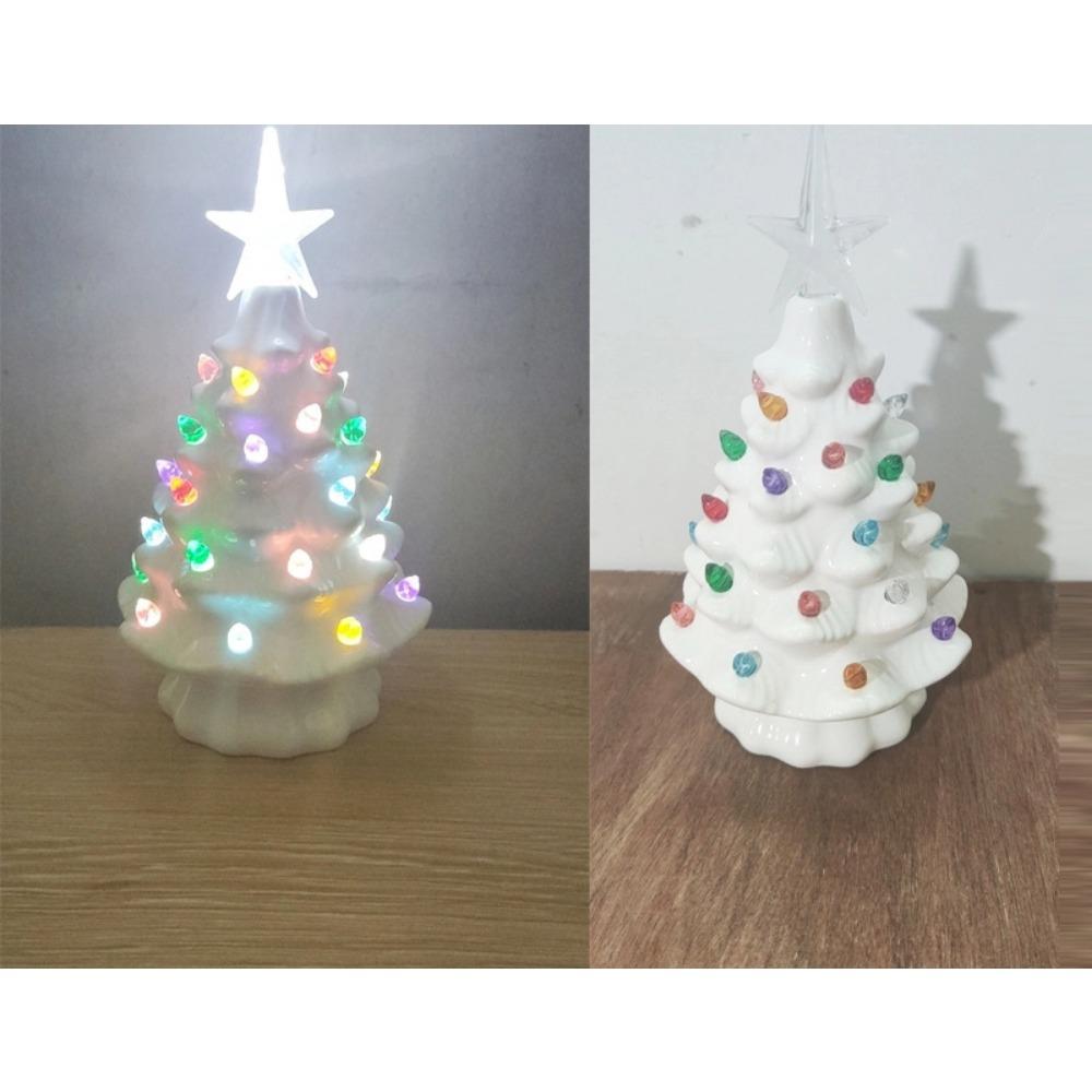 Christmas Festive & Party Supplies Desktop Decorat Ornaments Luminous Christmas Trees Home Decoration Handicraft Sculpture