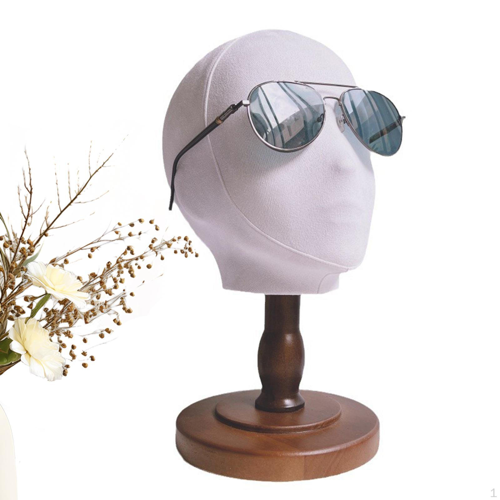 

Portable Mannequin Head for Wig with Base And Hat Display Stand кавовий
