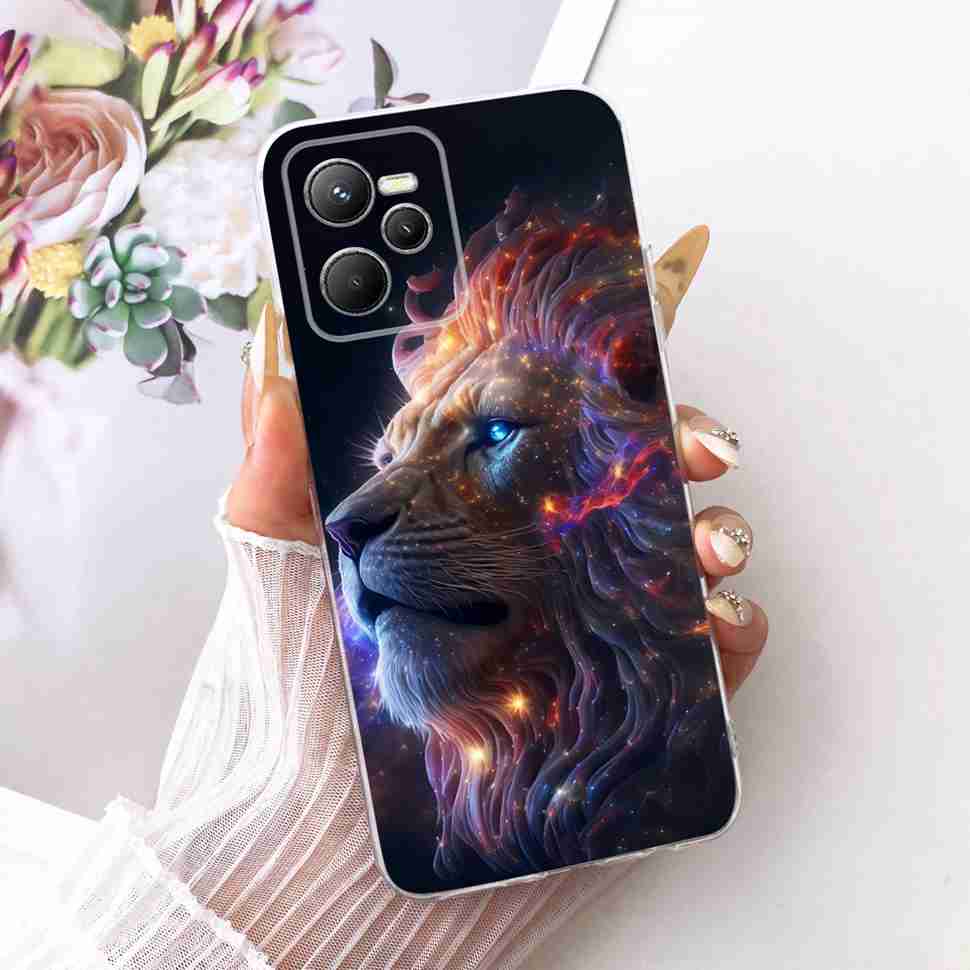 For Realme C 35 C35 Case 2022 Gold Dragon Cover Soft Silicone Fundas For Realme Narzo 50A Prime RealmeC35 Phone Case Bags