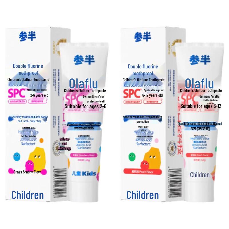 Canban Kids Strawberry Olafluor Toothpaste