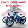 1:8 All-Terrain Mountain Bicycle Die-Made Model with Realistic Suspension and Brakes, Suitable for Indoor and Outdoor Display.