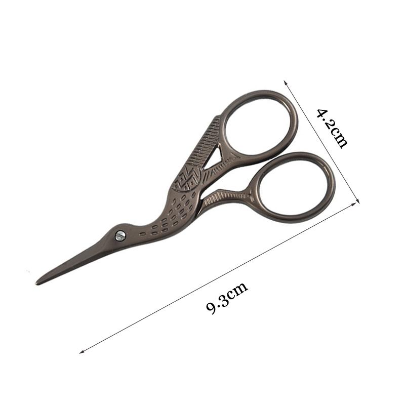 Peacock Stork Vintage Sewing Needlework Color Scissors Tailor Embroidery Scissor Crafts DIY Tailoring Fabric Cloth