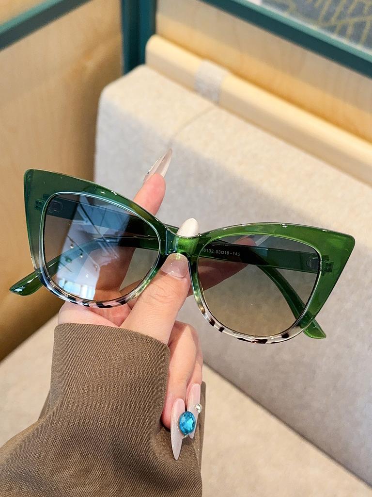 1Pc Fashionable Oversized Cat-Eye Frame Glasses, Unisex, Perfect for Parties, Holiday Gifts, Perfect for Family and Friends