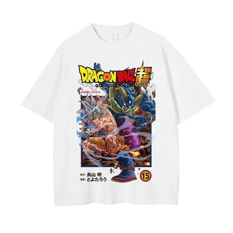 Dragon Ball Z Classic Character Panel Vintage Anime Print Oversized T-Shirt | Unisex Casual Top