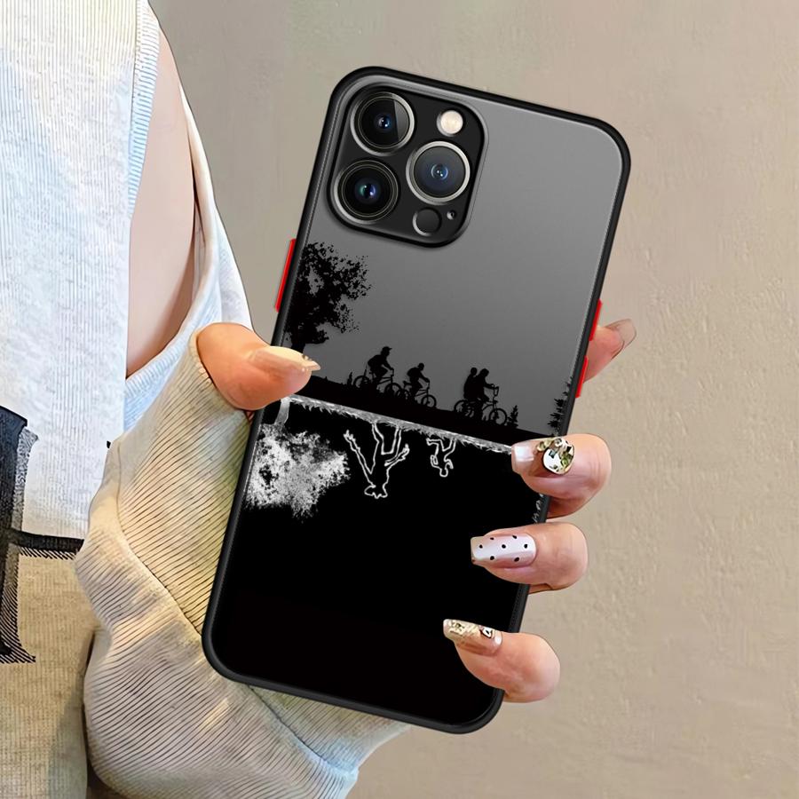 Case for iPhone 18 17 Pro Max 11 XS XR Air 13 Mini 14 16 Plus 15 7 8 SE 12 Funda Back Phone Cover Strange Things Letters A-Z