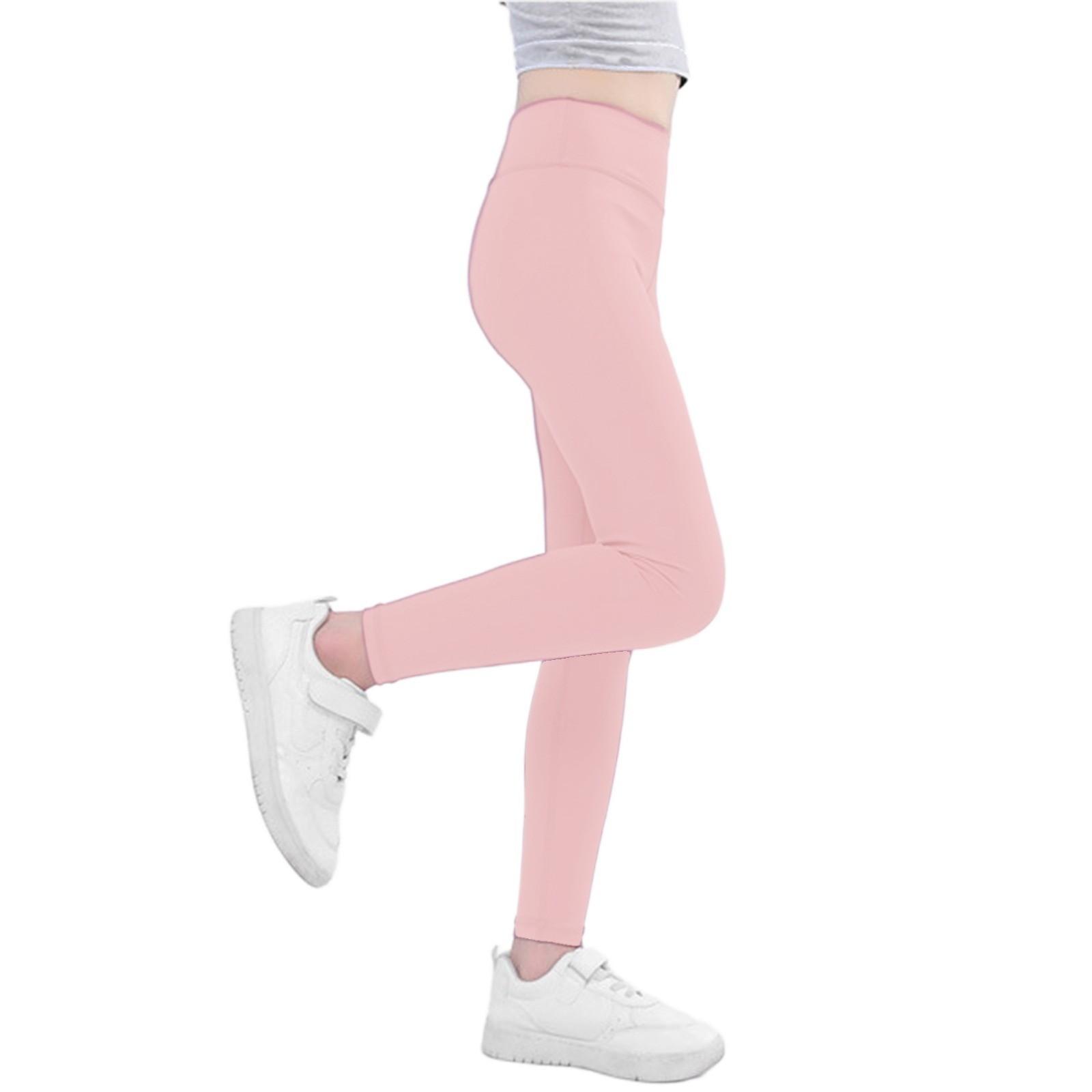 

Детская мода Повседневные леггинсы С высокой талией Верхняя одежда Облегающие эластичные спортивные брюки 160