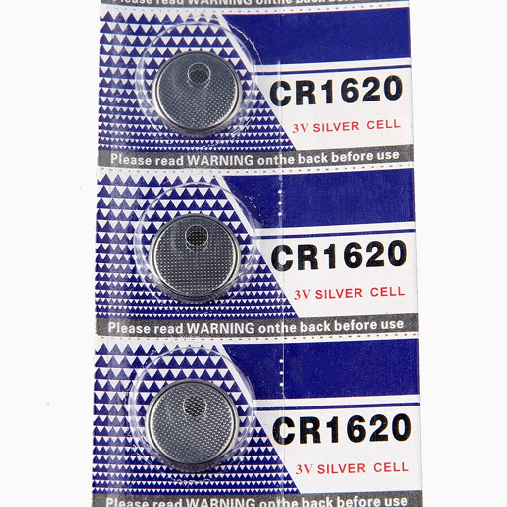 5pc/10pc CR1620 Batteries Button Cell Battery for Car Key Long Terms Power for Watches and Key Fob Power Supplies