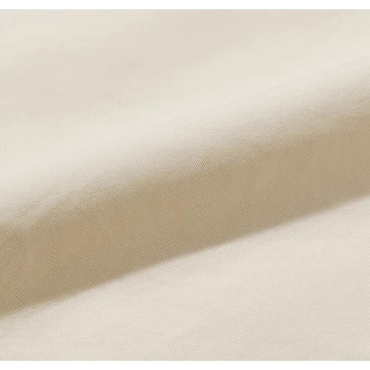 UNIQLO FW23 U Series Solid Color Loose Long Sleeve Shirt Men shirts Light-Beige 461765-30