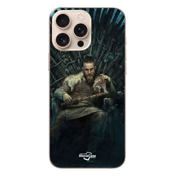 Coque Iphone 16 Pro vikings ragnar lothbrok trone de fer game of thrones Maniacase