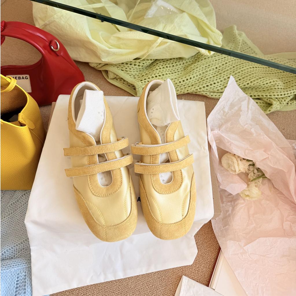 Modische Ballerina-Schuhe im französischen Mary Jane-Stil für Damen, Frühling, lässige flache Sohle, Einzelne Schuhe, elegant, bequem, modische Sneaker