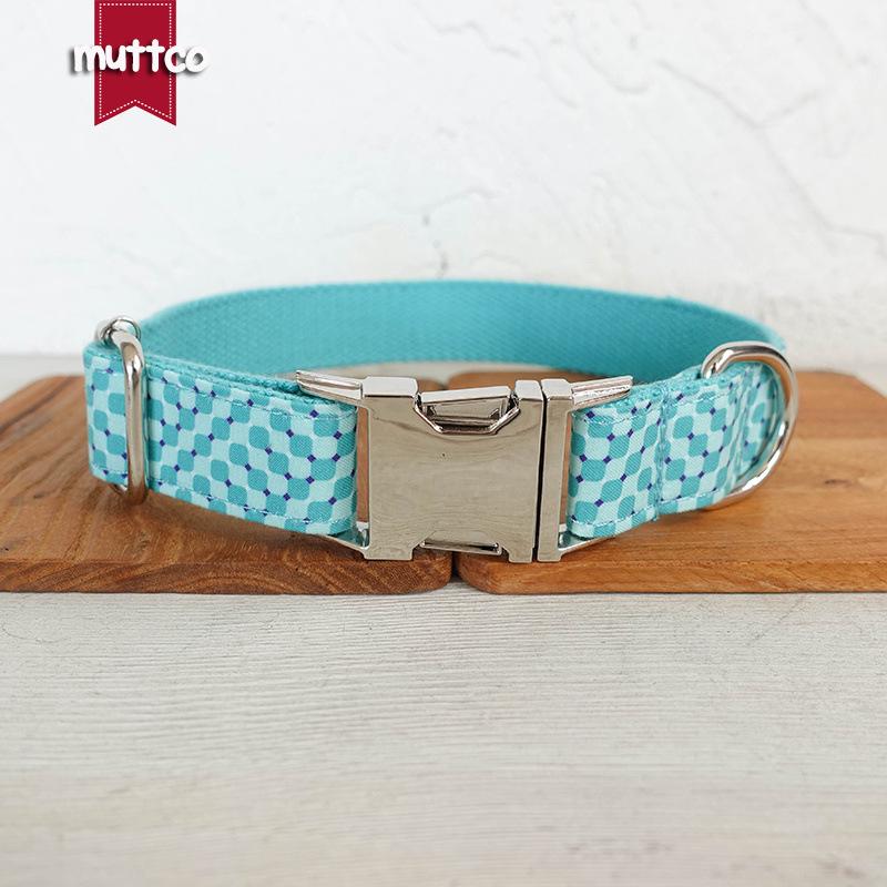 MUTTCO Soft & Comfortable Pool-Themed Dog Collar UDC-132 S