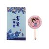 Portable Chinese Style Handheld Mirror Butterfly Emboss Metal Cosmetic Mirror Flower Tassels Pocket Makeup Mirror Vacation