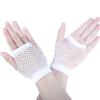 Elastic Rhinestone Gloves Shiny Mesh Lace Gloves Short Fishnet Fingerless Gloves  Fashion Accessory